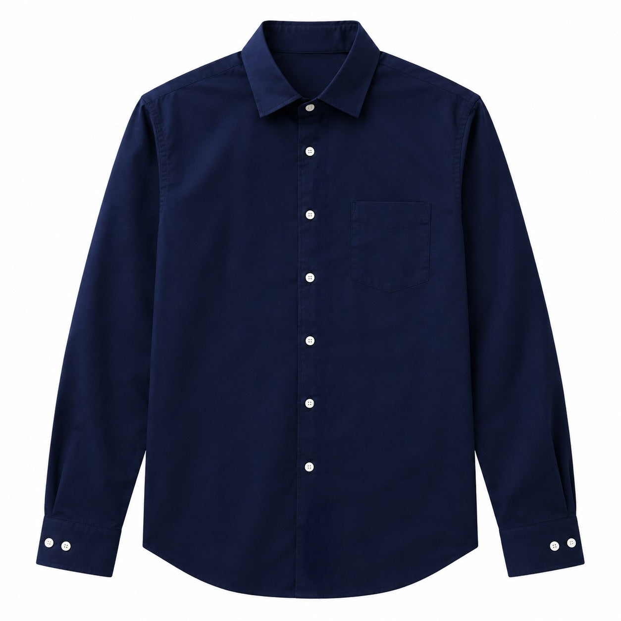 Midnight Navy Premium Linen Shirt
