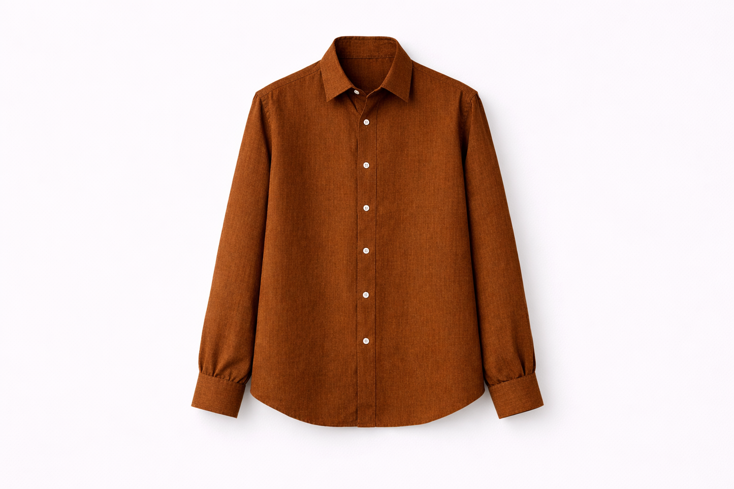 Cinnamon Earth Brown Linen Shirt