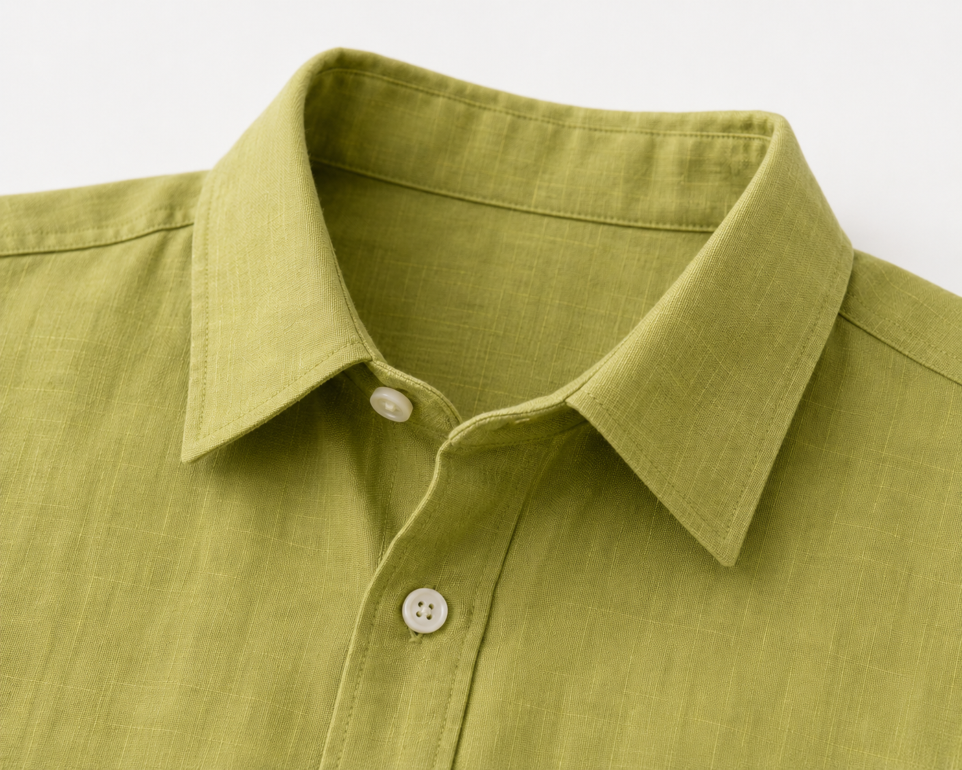 Pistachio Mist Premium Linen Shirt