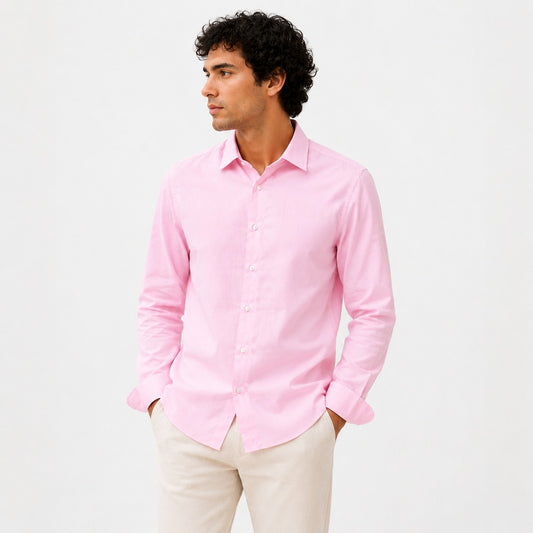 Blush Rose Premium Linen Shirt