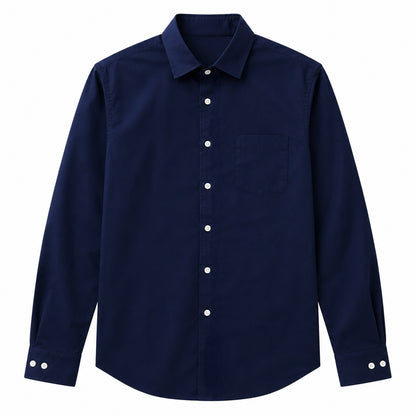 Midnight Navy Premium Linen Shirt