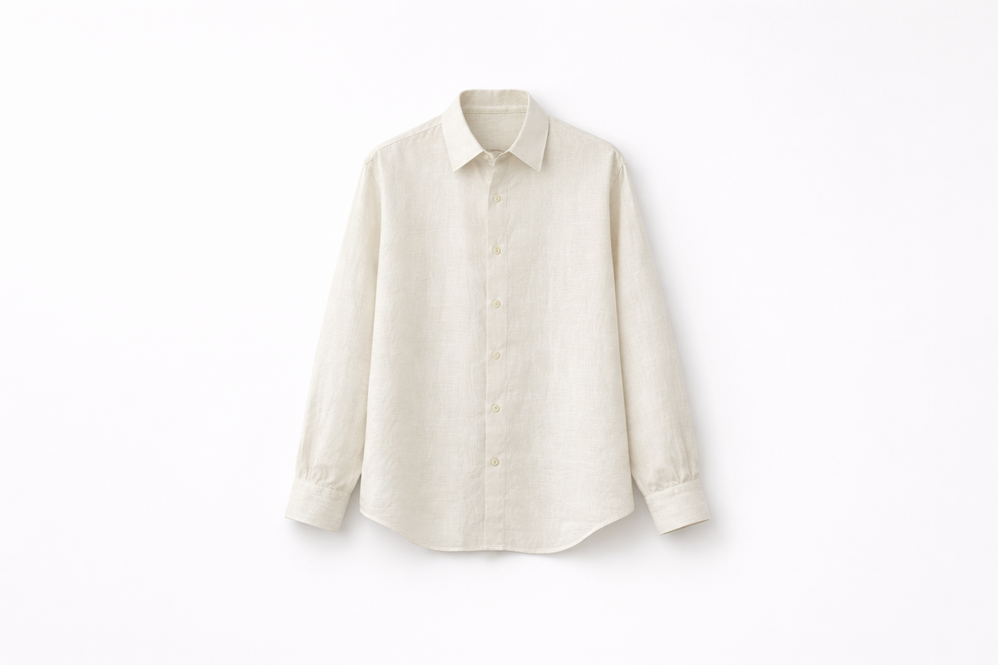 Natural Oat Premium Linen Shirt