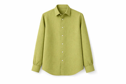 Pistachio Mist Premium Linen Shirt